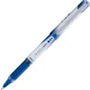 Roller pilot vball grip écriture large 1mm pointe acier inoxydable niveau encre liquide visible grip caoutchouc bleu