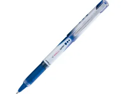 Roller pilot vball grip écriture large 1mm pointe acier inoxydable niveau encre liquide visible grip caoutchouc bleu