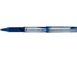 Roller pilot vball grip écriture moyenne 0.7mm pointe acier inoxydable niveau encre liquide visible grip caoutchouc bleu