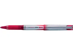 Roller pilot vball grip écriture moyenne 0.7mm pointe acier inoxydable niveau encre liquide visible grip rouge