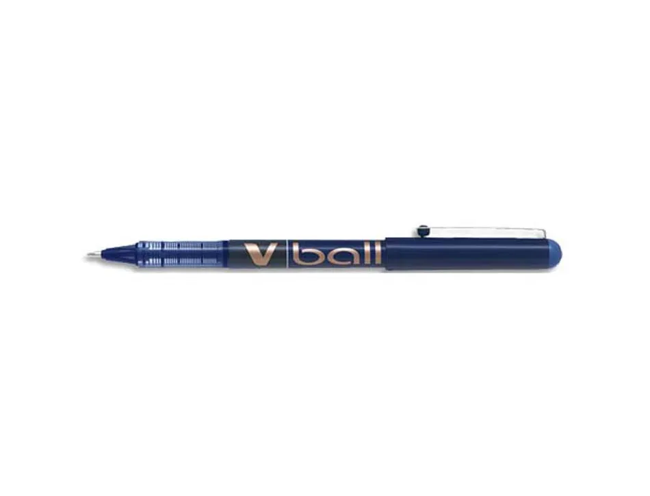 Roller pilot vball pointe large 1mm capuchon encre liquide couleur bleu