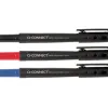 Roller q-connect écriture moyenne 0.6mm fluide douce pointe acier solidité durabilité encre base eau couleur bleu