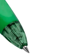 Roller q-connect écriture moyenne 0.7mm encre effaçable grip préhension gomme sertie coloris vert