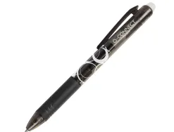 Roller q-connect écriture moyenne 0.7mm encre effaçable grip préhension gomme sertie coloris noir
