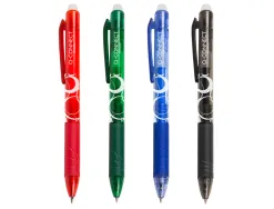Roller q-connect écriture moyenne 0.7mm encre effaçable grip préhension gomme sertie coloris noir