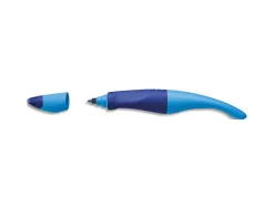 Roller stabilo easyoriginal effaçable ergonomique rechargeable grip caoutchouc écriture 0.5mm droitier bleu