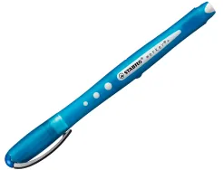 Roller stabilo worker colorful pointe en metal corps plastique encre liquide pochette de 4u