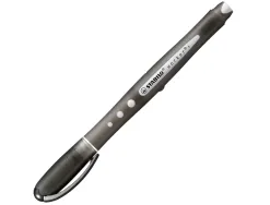 Roller stabilo worker colorful pointe conique encre liquide base eau non rechargeable corps couleur encre noir
