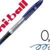 Roller uniball air encre liquide résistante pointe moyenne tracé 0.5mm coloris bleu