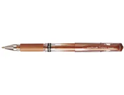 Roller uniball encre gel signo broad ecriture large bronze