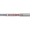 Roller uniball eye plastique recycle encre liquide ecriture moyenne pointe metal coloris pourpre