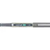Roller uniball eye plastique recycle encre liquide ecriture moyenne pointe metal coloris vert