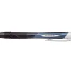 Roller uniball jetstream sport retractable plastique recycle ecriture moyenne coloris noir
