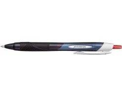 Roller uniball jetstream sport retractable plastique recycle ecriture moyenne coloris rouge