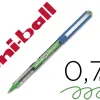 Roller uniball ocean care ecriture moyenne pointe 0,7mm encre liquide verte
