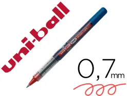 Roller uniball ocean care ecriture moyenne pointe 0,7mm encre liquide rouge