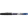 Roller uniball signo rt207 retractable encre gel plastique recycle ecriture moyenne coloris bleu