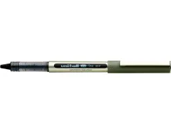 Roller uniball ub-157 eye écriture moyenne 0.5mm double niveau encre liquide visible régulateur débit coloris noir