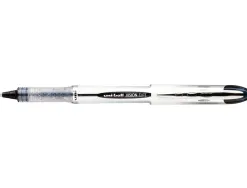 Roller uniball ub-200 vision élite écriture moyenne 0.5mm corps luxe gris encre liquide visible rechargeable noir