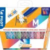 Rollers pilot frixion ball effacable encre thermosens rechargeable pointe moyenne assorties pochette de 15