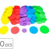 Ronds en mousse eva sodertex adhesive 200 pcs tailles et coloris assortis