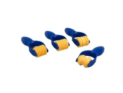 Rouleau de modelage ocolor plastique empreintes assorties lot de 4 rouleaux