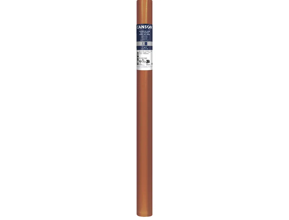 Rouleau de papier de soie canson metalise 0.50x5 m 17g coloris cuivre