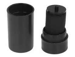 Rouleau encreur q-connect plastique largeur 20mm coloris noir