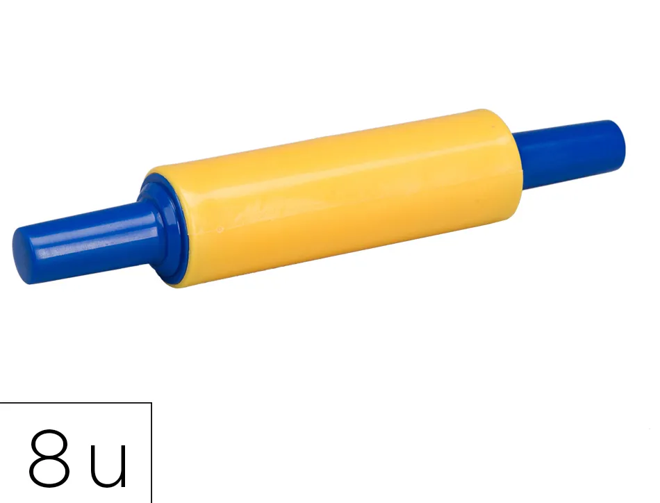 Rouleau modelage o'color lisse 22cm lot 8 unites