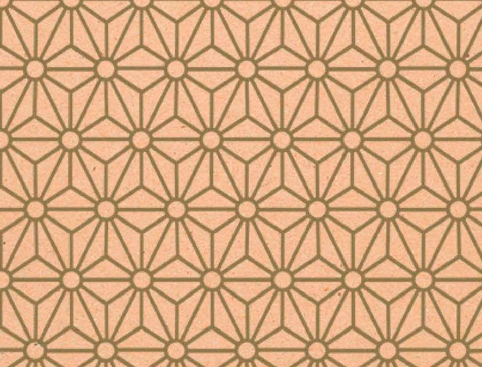 Rouleau papier cadeau kraft non verg aux motifs clairefontaine no l losanges or. 50m x 0,70m 70g.