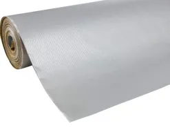 Rouleau papier cadeau kraft recycle aux motifs clairefontaine argent 50m x 0,70m 60g.