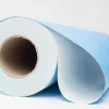 Rouleau riplast papier a peindre resistant humidite certifiefsc 1 face blanche/1 face bleu50x1m 120gr