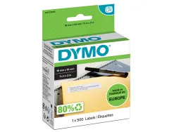 Rouleau étiquettes dymo label writer 19x51mm 500 étiquettes support papier