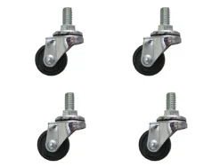 Roulette pour support sac poubelle ss 800 diametre 2,5cm lot 4 unites