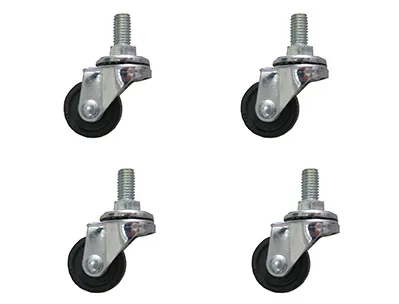 Roulette pour support sac poubelle ss 800 diametre 2,5cm lot 4 unites