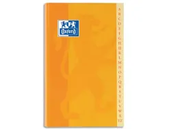 Répertoire oxford brochure souple couverture lavable touches plastifiées 148x210mm 192 pages 90g 5x5mm assortis