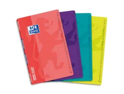 Répertoire oxford openflex agrafé couverture polypropylène 90x140mm 96 pages 90g 5x5mm
