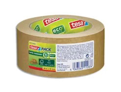 Ruban adhesif d emballage kraft marron tesa ecolabel 50 m x 50 mm