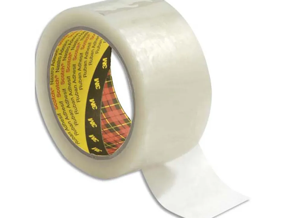 Ruban adhesif d emballage scotch polypropylene transparent 48 microns 50 mm x 60 m