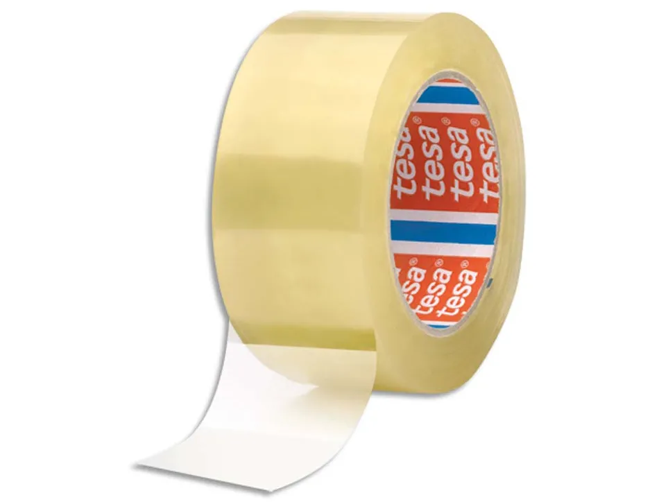 Ruban adhesif d emballage tesa polypropylene transparent 42 microns 50 mm x 66 m