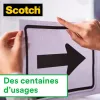 Ruban adhesif magic invisible scotch 19 mm x 15 m avec devidoir