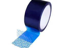 Ruban adhesif q-connect de securite bleu rouleau 35mx33mm