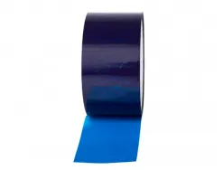 Ruban adhesif q-connect de securite bleu rouleau 35mx33mm