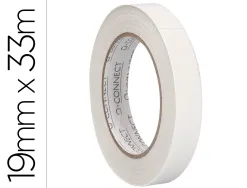 Ruban adhesif q-connect double face 33mx19mm