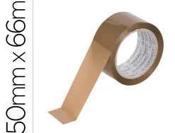 Ruban adhesif q-connect economique special emballage haute adherence 50mmx66m coloris havane