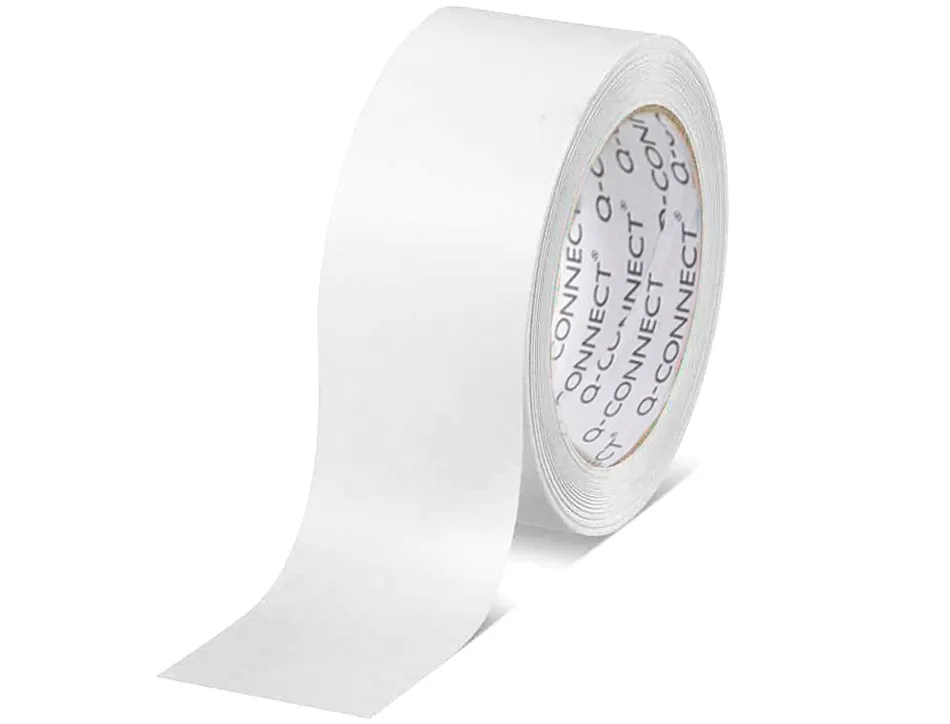 Ruban adhesif q-connect economique special emballage haute adherence 50mmx66m coloris blanc