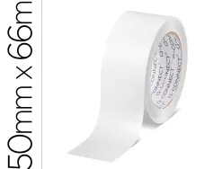 Ruban adhesif q-connect economique special emballage haute adherence 50mmx66m coloris blanc