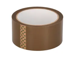 Ruban adhesif q-connect polypropylene havane pour emballage 132mx50mm