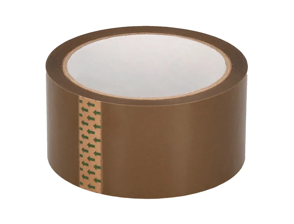 Ruban adhesif q-connect polypropylene havane pour emballage 132mx50mm