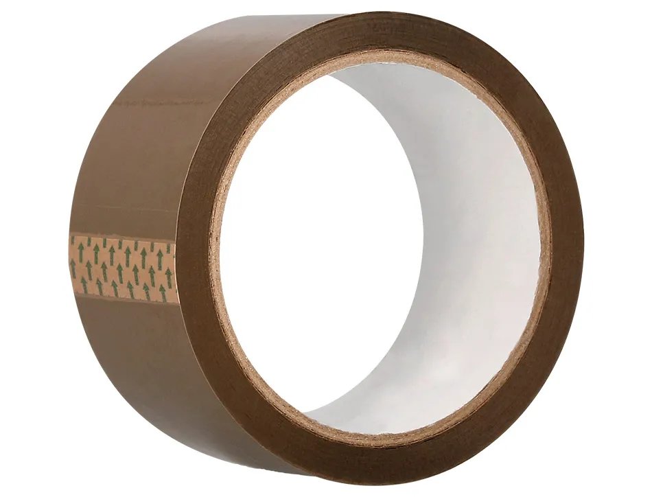 Ruban adhesif q-connect polypropylene havane pour emballage 132mx50mm
